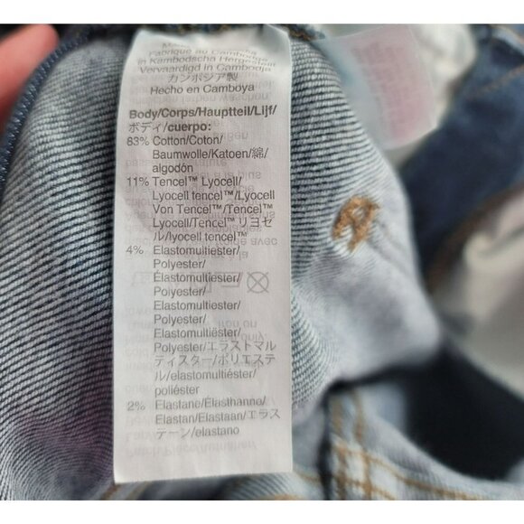 Madewell Mid Rise Jeans Womens Size 28 Skinny - Picture 8 of 10